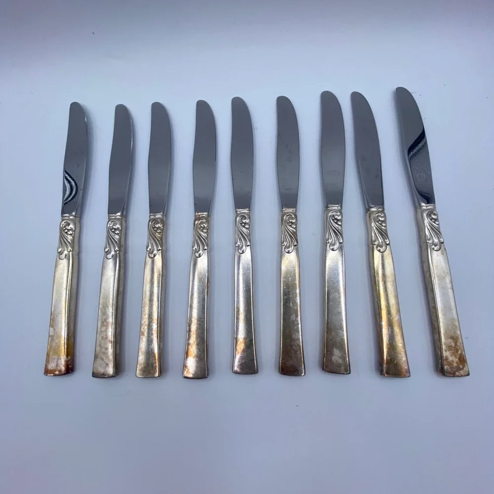 Nobility Plate Royal Wind Song Silver Plated Flatware Set 60+ Pc with Wood Chest